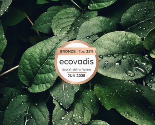 Madaglia di Bronzo Ecovadis | Encaplast®